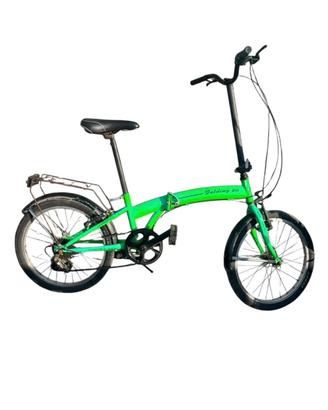 Bici Pieghevole verde