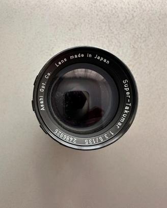 ASAHI PENTAX SUPER TAKUMAR 1:3.5 135 + E-mount