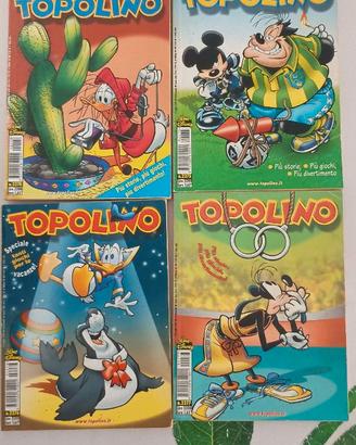 Lotto 4 Fumetti Topolino Vintage - Primi Anni 2000