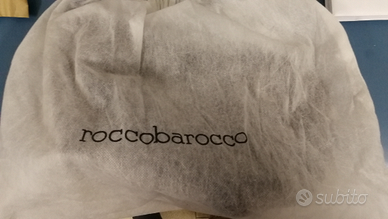 Borsa nera rocco barocco nuova elegante imballata