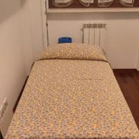 Letto singolo con materasso memory/coprimaterasso