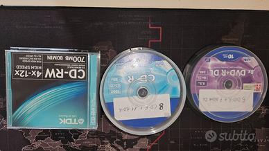 CD/DVD VUOTI+PORTA CD/DVD+SISTEMA AUDIO+OCCHIALI3D - Informatica In vendita  a Brindisi