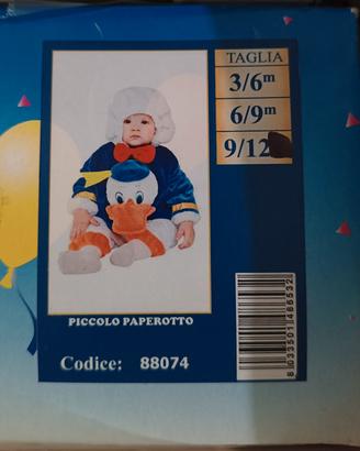 vestito di carnevale veneziano Paperotto 