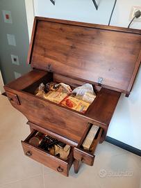 Madia legno di noce massello