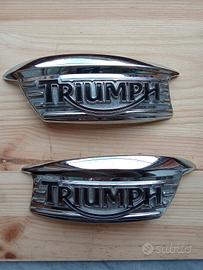stemmi originali serbatoio Triumph 