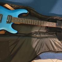 Chitarra elettrica Deluxe blu + Amp + Accessori