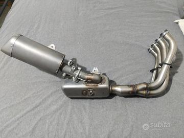 scarico originale Yamaha R6 titanium 
