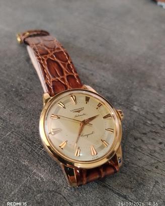 SPLENDIDO LONGINES CONQUEST 9001 ORO 18KT 