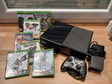Xbox One con controller e giochi