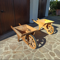 Carriola in legno