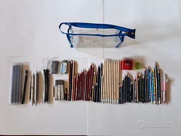 Kit da Disegno Tradizionale Grafite e Carboncini 