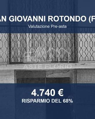 Immobile in asta di 78 m² a San Giovanni Rotondo
