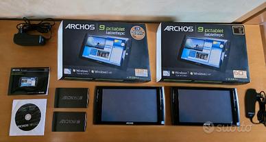 Lotto di PC Tablet ARCHOS 9 Windows 7 Intel Atom