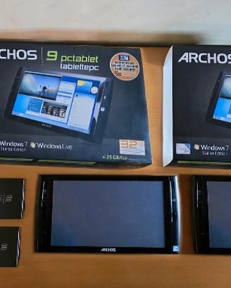 Lotto di PC Tablet ARCHOS 9 Windows 7 Intel Atom