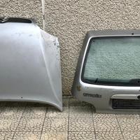 Saxo Rally Vts cofano posteriore e anteriore