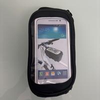 Borsa portacellulare da bicicletta di colore nero