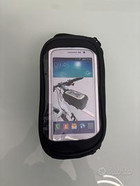 Borsa portacellulare da bicicletta di colore nero