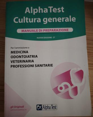 Libro Alpha Test cultura generale 