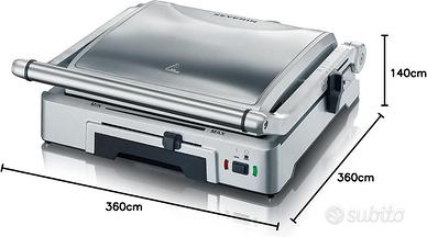 Piastra SEVERIN  KG2392 Bistecchiera Antiaderente