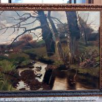 quadro del 1926, paesaggio cm 110x80
