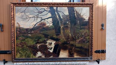 quadro del 1926, paesaggio cm 110x80