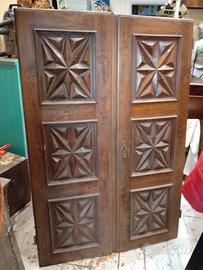 porte in noce metà 700