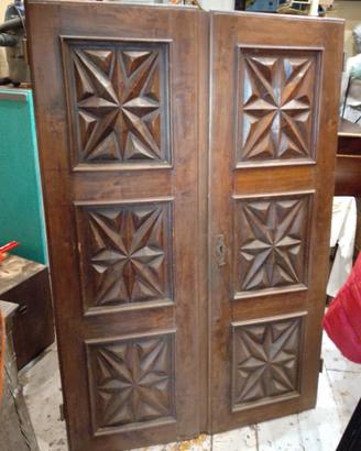 porte in noce metà 700