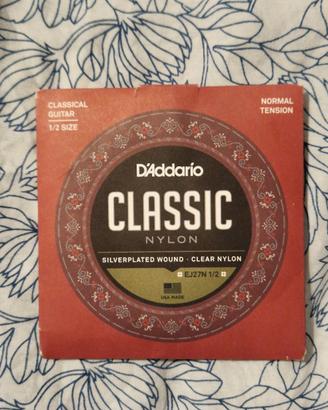Corde chitarra classica 1/2 (bambino) D'Addario