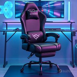 Sedia Gaming, Ergonomica,Reclinabile
