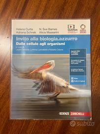 Libro Invito alla biologia azzurro