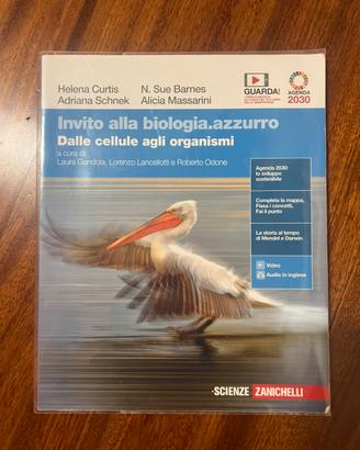 Libro Invito alla biologia azzurro