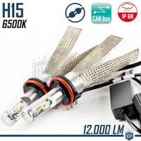 KIT Lampade LED H15 CANBUS Luci DRL + Abbaglianti