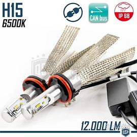 KIT Lampade LED H15 CANBUS Luci DRL + Abbaglianti