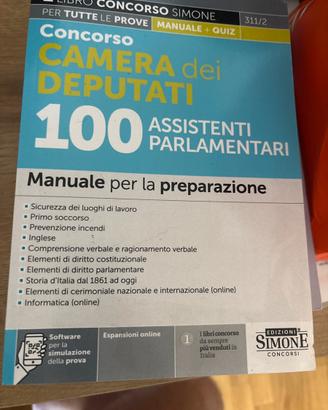 Libro concorso assistenti parlamentari