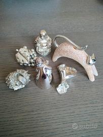 Soprammobili, uva, Buddha, noci, angelo, gatto