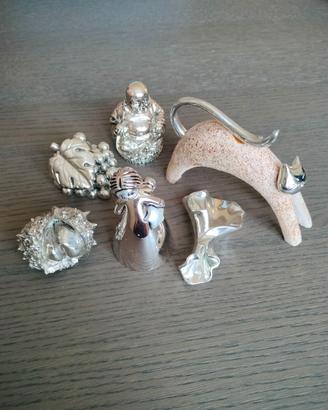 Soprammobili, uva, Buddha, noci, angelo, gatto