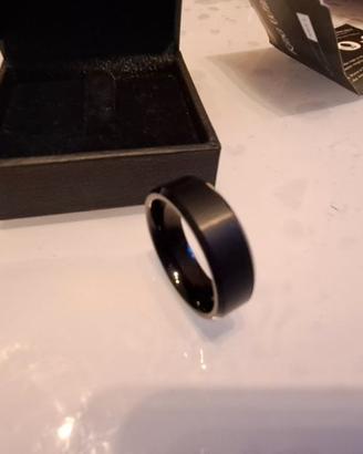 Anello Uomo King Will carburo di tungsteno nero