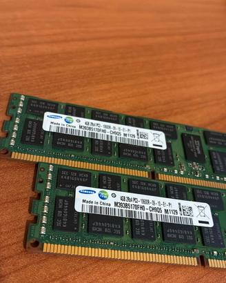 Kit 8GB (2×4GB) Samsung DDR3-1333 ECC Registered