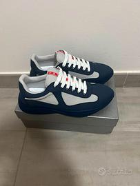 Sneakers Luxury Style Tessuto Tecnico-Blue Navy
