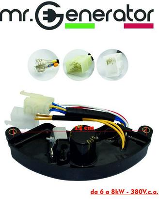 AVR MAX 8kW TRIFASE PER GRUPPO ELETTROGENO 8 FILI