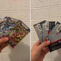 Lotto 4 Buste Pokemon GCC: Scarlatto e Violetto