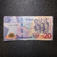 
Banconota Ghana 20 Cedis Collezionismo Numismati