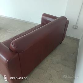 Divano due posti pelle