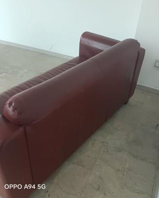 Divano due posti pelle