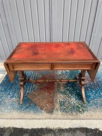 Scrivania inglese fine 1800 in legno massello