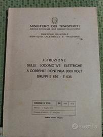 Istruzione locomotive elettriche E626-E636