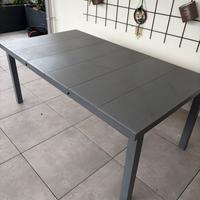 Tavolo giardino Allungabile alluminio vetro