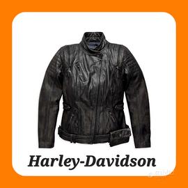 GIACCA PELLE DONNA H-D BRAVA 2in1