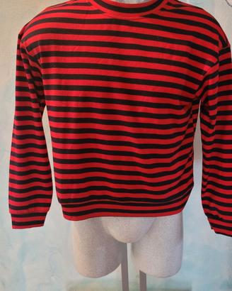 T-Shirt Girocollo Manica Lunga