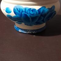 Vaso / Portavaso in ceramica Siciliana.